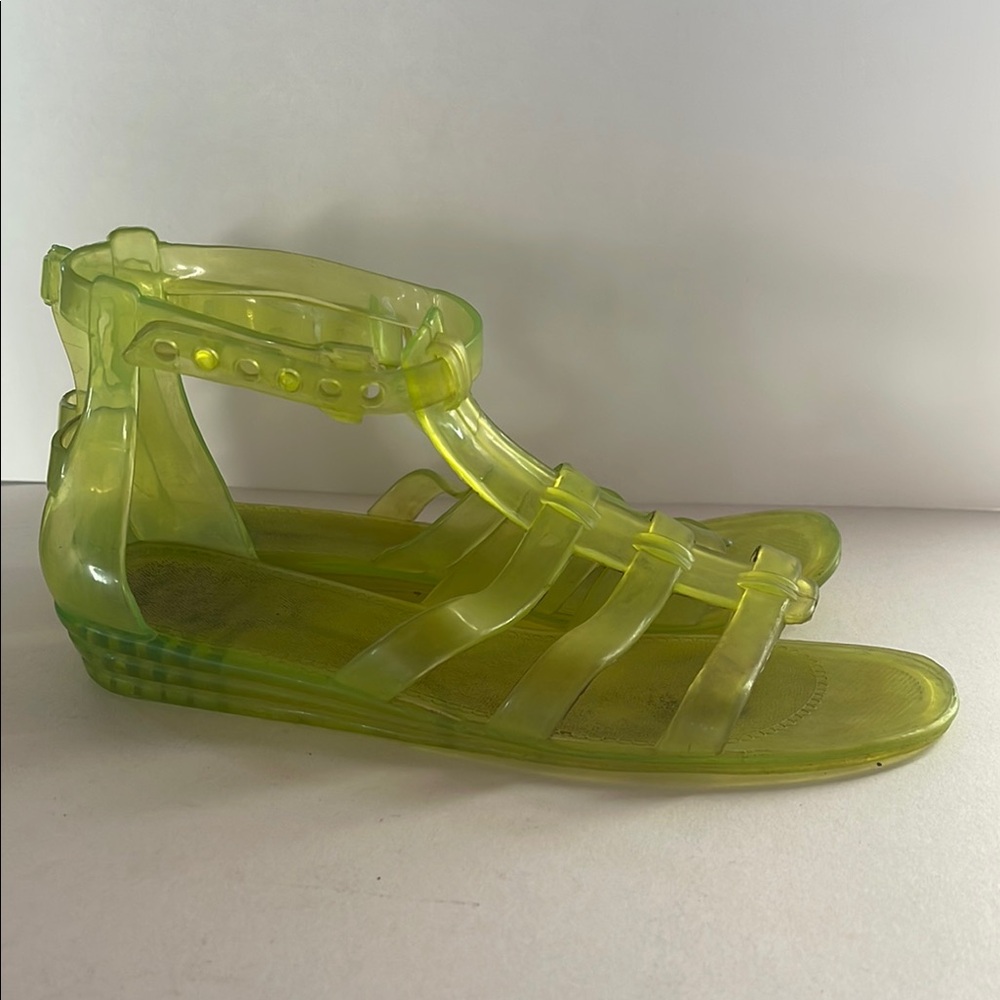 Jelly Green Sandals